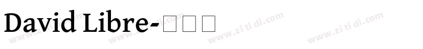 David Libre字体转换